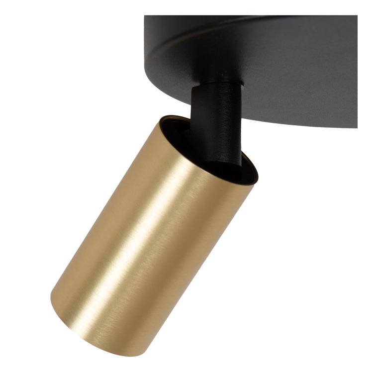 Plafondlamp - mat goud/messing - Ø15cm - 2xGU10 - 50W