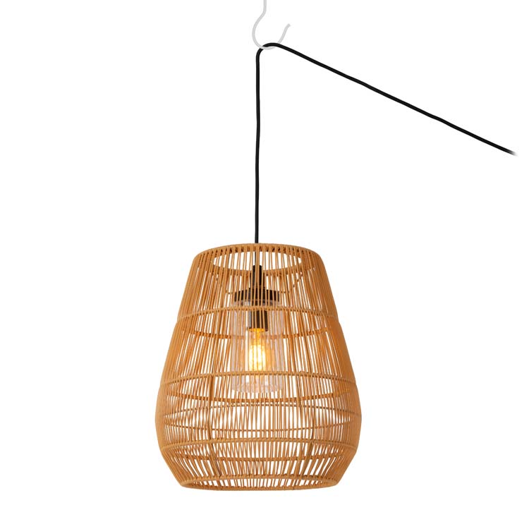 Hanglamp buiten - naturel - Ø35cm - E27 - 40W - IP44