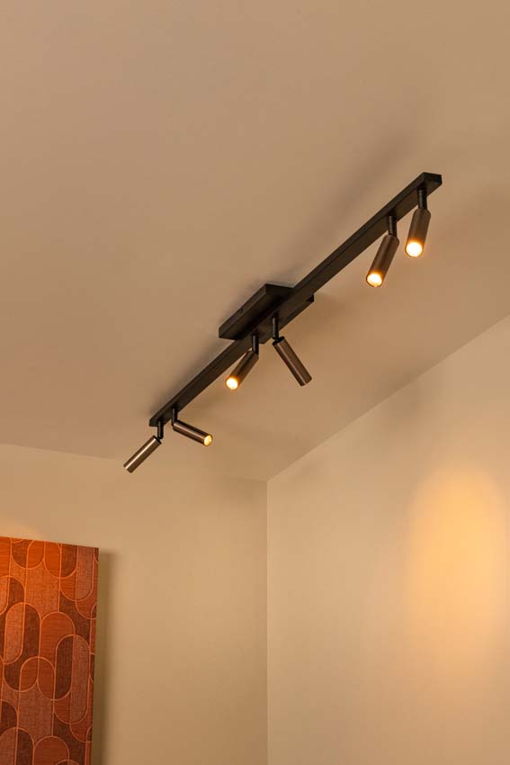 Lucide Essential Keoni - Spot de plafond - 6xG9 - Café