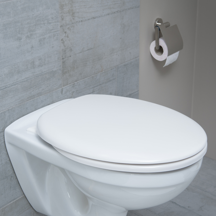 Siège de WC Duroplast softclose blanc