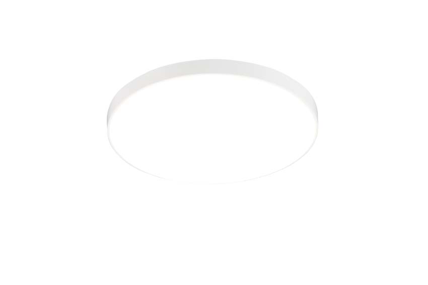 Plafonnier - Wit - Ø27cm - 1x18W - 4000K - IP44