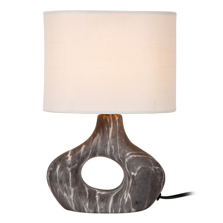 Lucide Essential Tomeo - Tafellamp - 1xE14 - Zwart