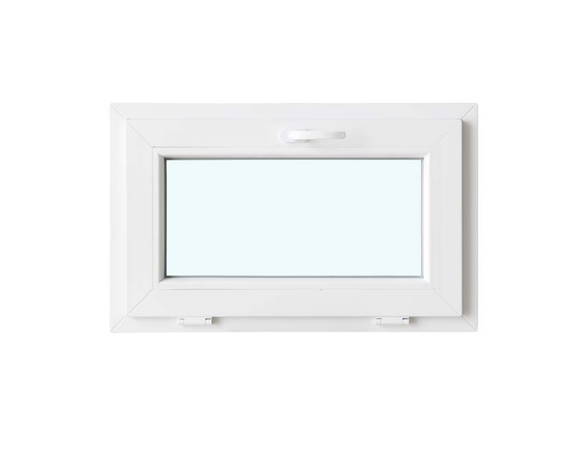 Châssis battant pvc blanc budget B800XH500 mm