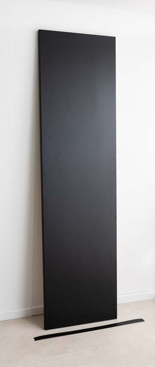 Plan de travail pour cuisine Plenti noir 220,5x60cm