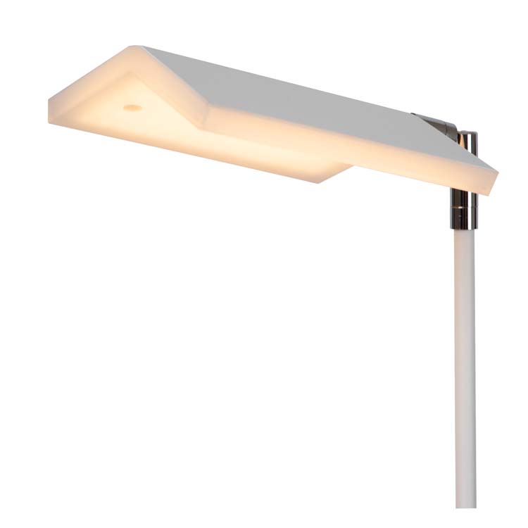 Lucide AARON - Vloerlamp - LED Dimb. - 1x10W 4000K - Wit