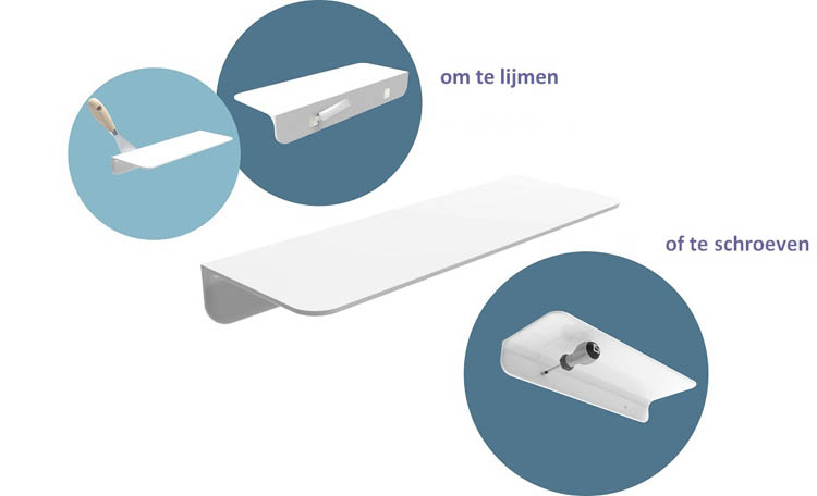 Planchet voor douche Safia wit Planchet voor douche Safia wit