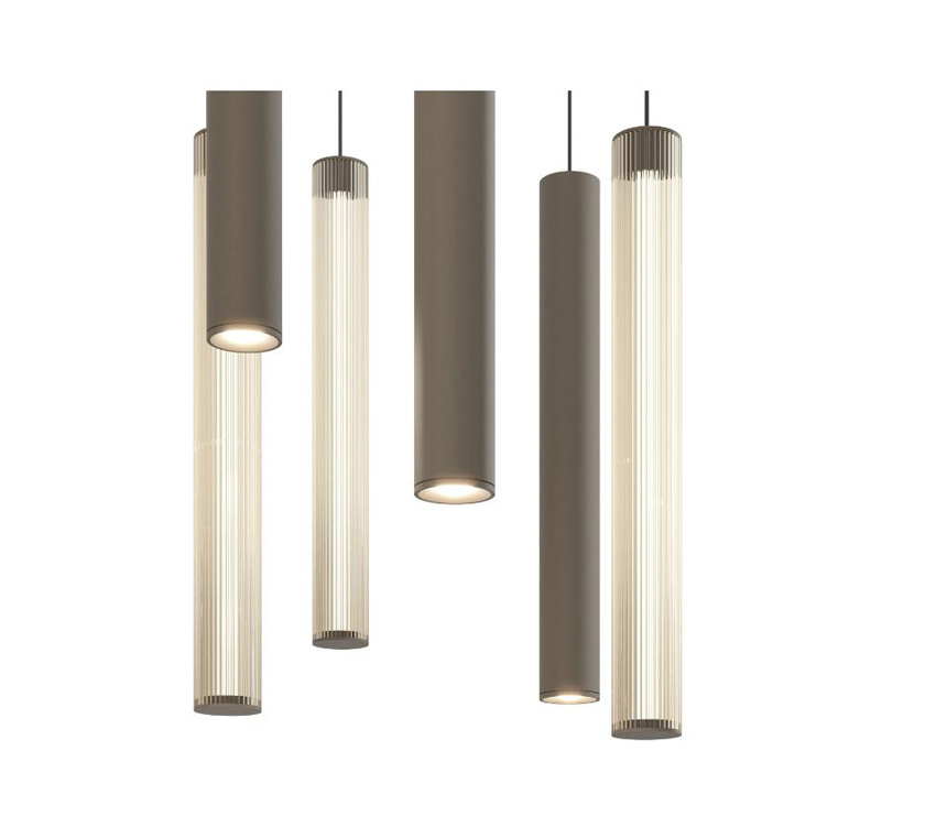 Suspension - bronze - Ø58xH300cm - dimmable - LED - 13x3,3W - 2200-6500K - télécommande