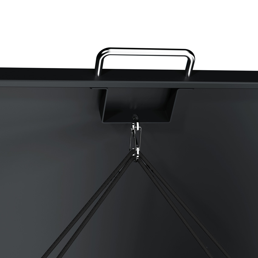 Containerberging mat zwart 116x68x80cm