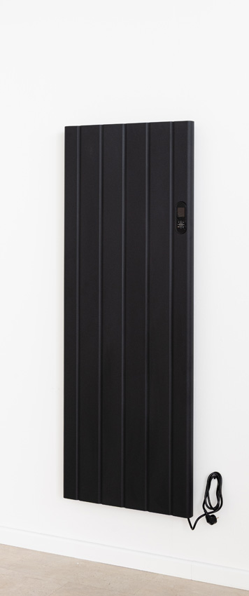 Elektrische designradiator Daisy enkel 160x61cm antraciet 2000Watt