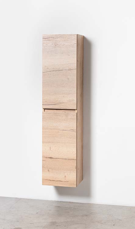 Kolomkast Domino eik hangend 170x40x32cm