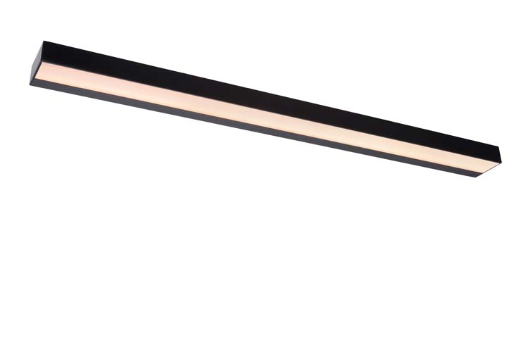 Wandlamp badkamer - zwart - LED - 13W - 3000K - IP44