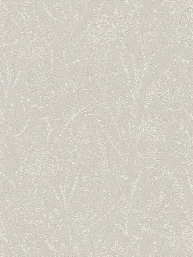 Vinyl op vliesbehang kruid bruin/beige/wit 0,53x10,05m