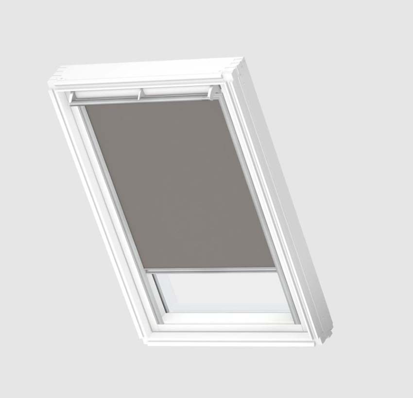 Rolgordijn Velux verduisterend handbediend grijs PK04 0705S