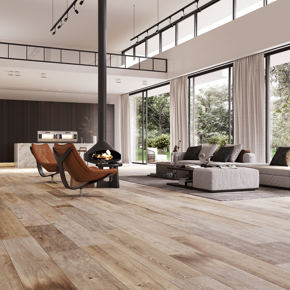 Carrelage de sol Fundy beige 20x120cm