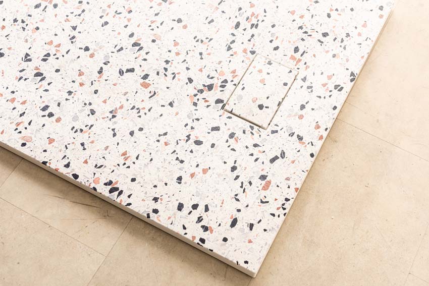 Douchebak Moby SMC terrazzolook 120x90cm