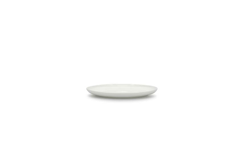 Assiette plate Alura porcelaine blanc Ø20x1,4cm