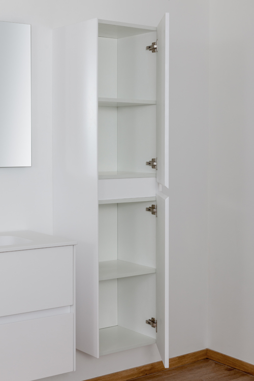 Kolomkast Timothy mat wit hangend 160x40x40cm