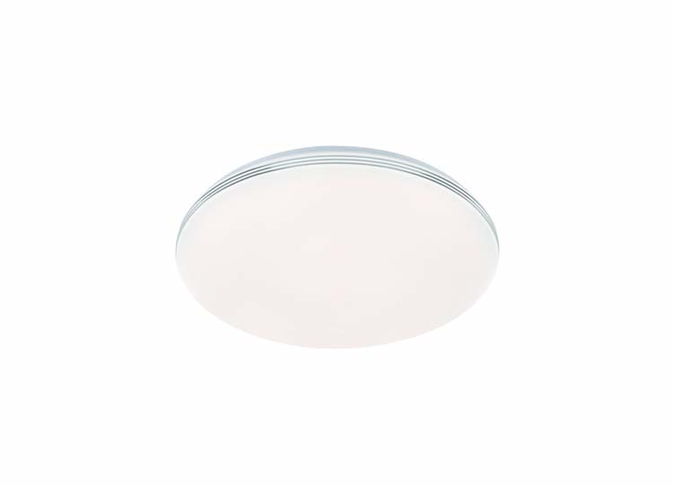 Plafonnier blanc chrome LED 36W 2600LM diam 43cm