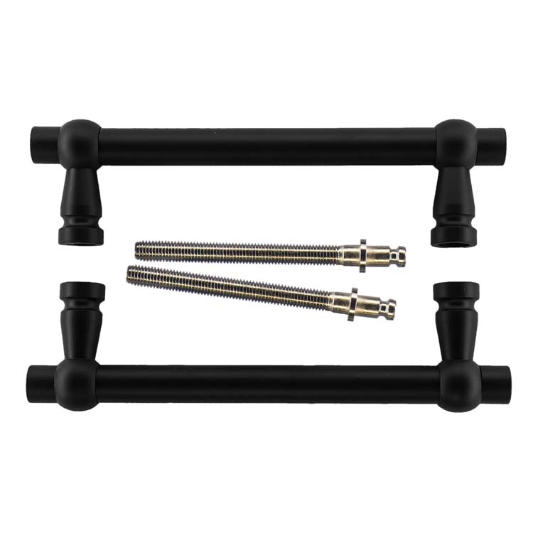 Tirant pro pienza 200mm noir paire épaisseur porte>3cm