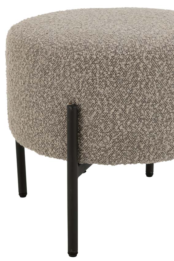 Tabouret Boucle gris