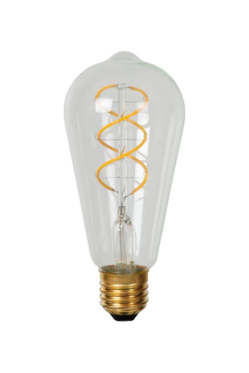 Filament lamp - transparant - Ø6,4cm - E27 - 4,9W - 2700K