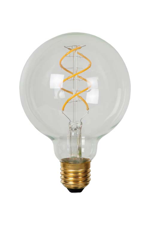Ampoule filament - transparent - Ø9,5cm - E27 - 5W - 2700K