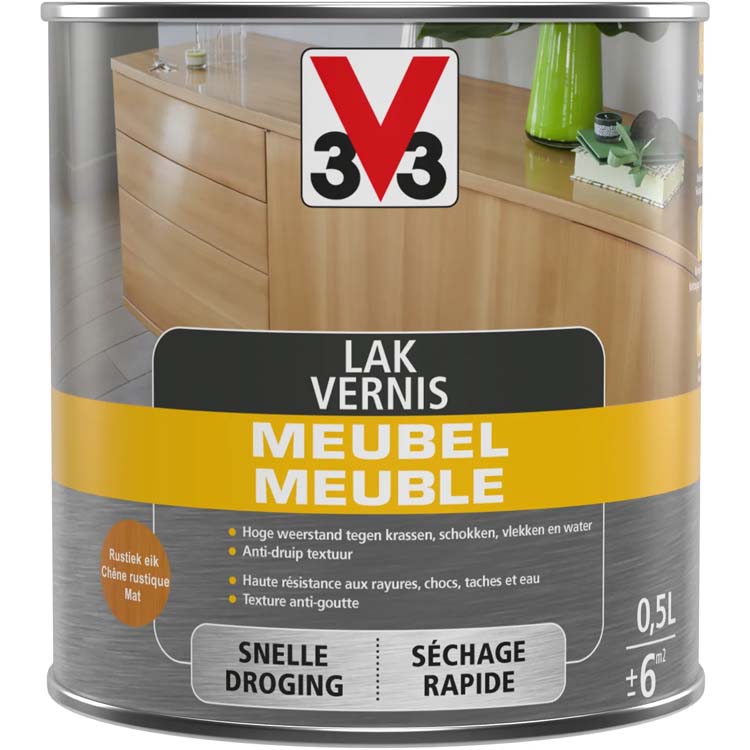 V33 meubellak rustieke eik mat 0,5L