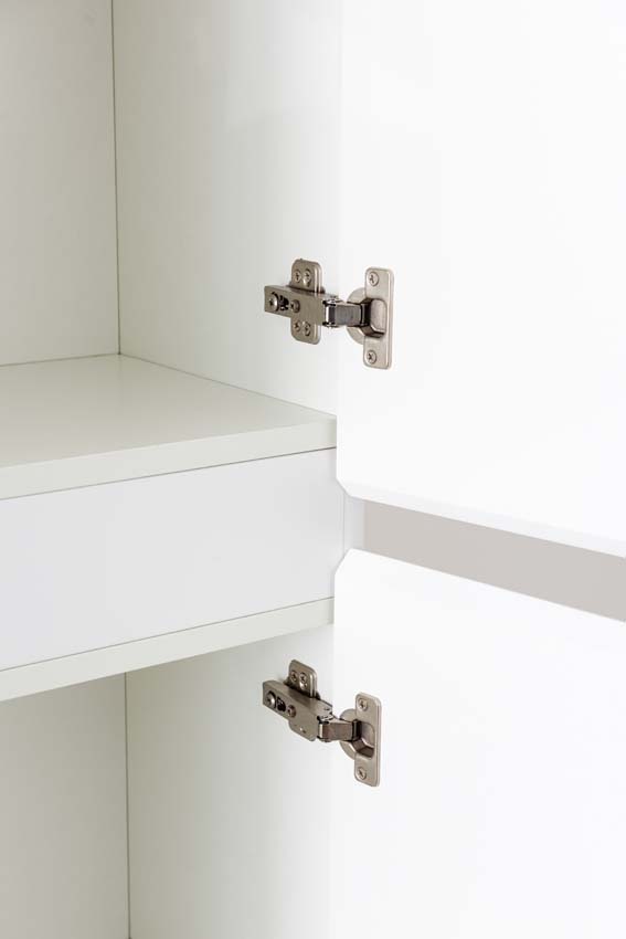 Kolomkast Tibo/Tony wit hangend 170x40x35cm