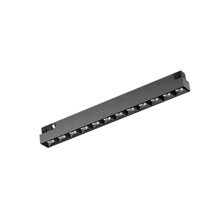 Lucide Premium Linial Xenia Railspot - 1-fase Railsysteem / Smart Railverlichting - 48V - 1xLED Dimbaar - Mat Zwart Chroom