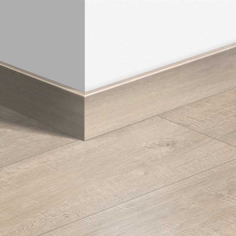 Plinthe parquet Quick-Step 14 x 77 x 2400 mm Chêne aspect raboté beige