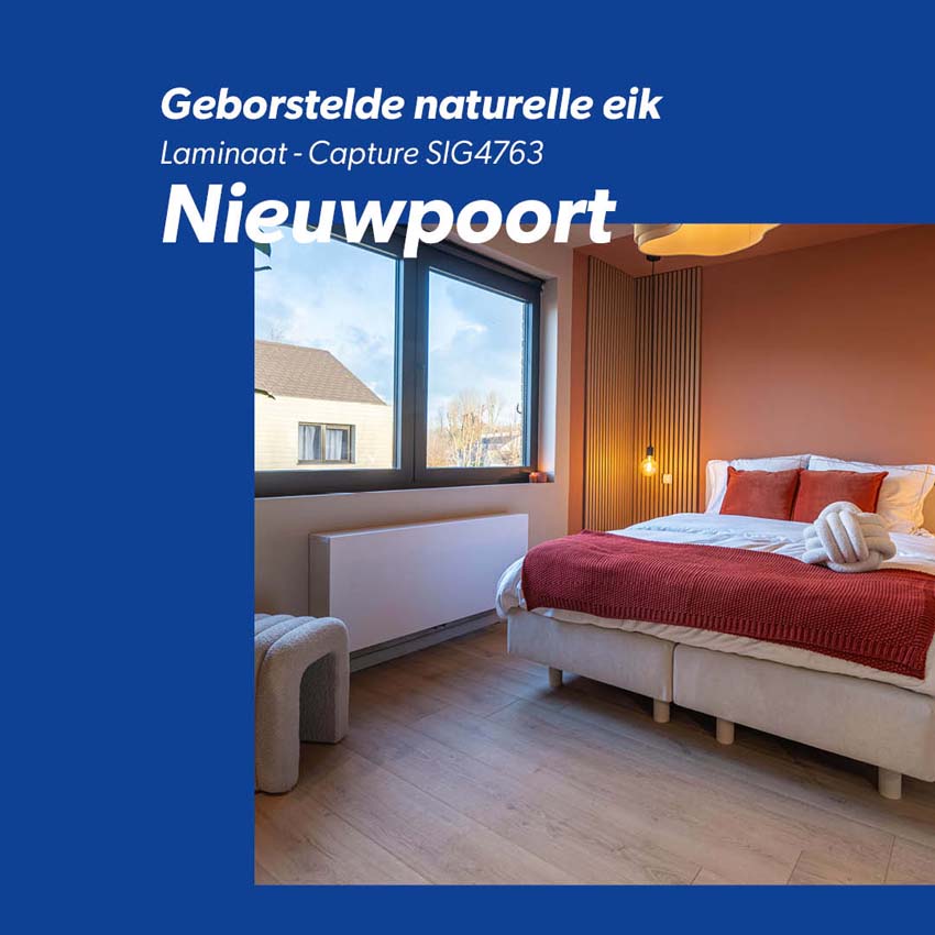 Laminaat Quick-Step Capture 9mm geborstelde eik natuur 138x21,2cm