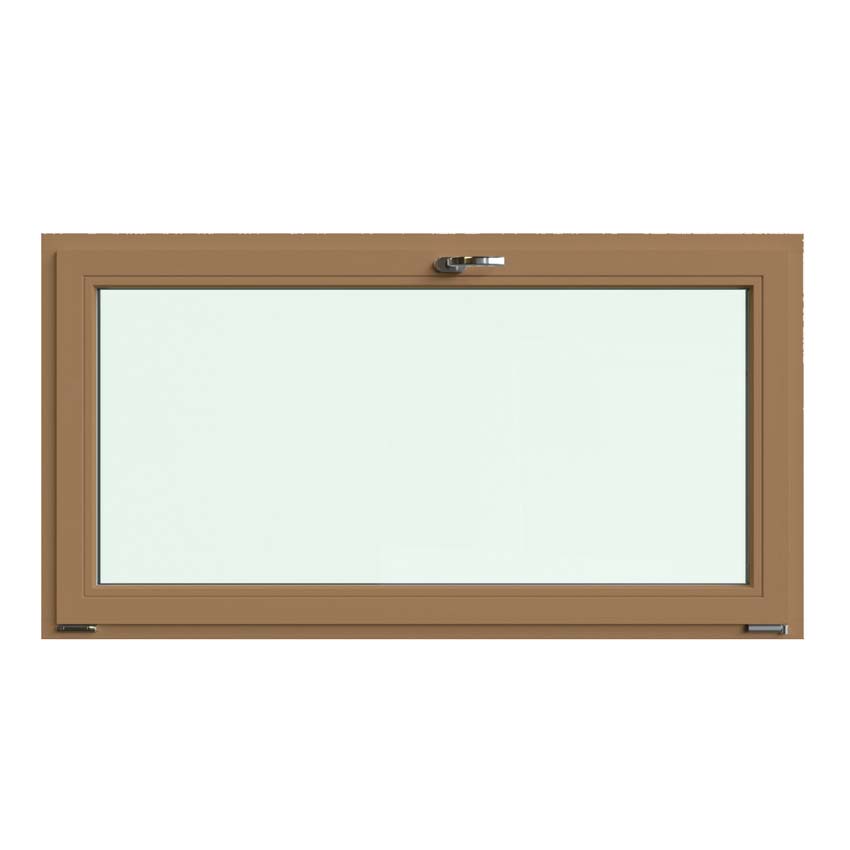 Fenêtre abbatant en bois Meranti Vardelux 68mm naturel 600 x 500 mm