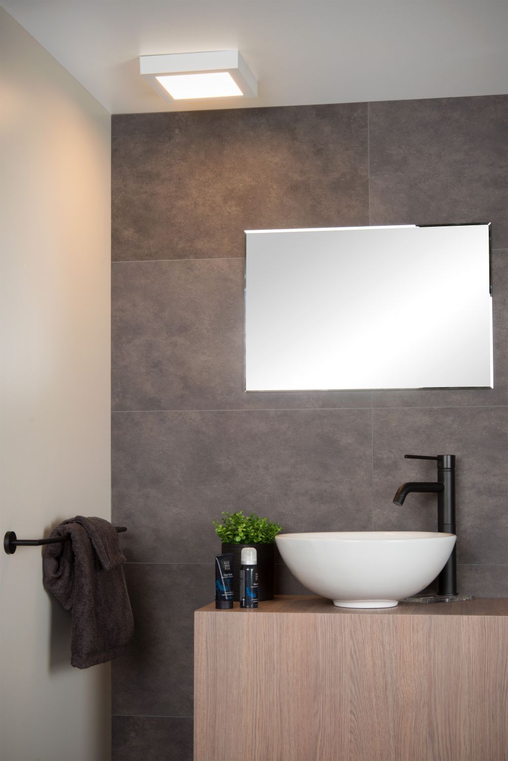 BRICE-LED Plafonnier Dimbaar 22W Vierkant IP44