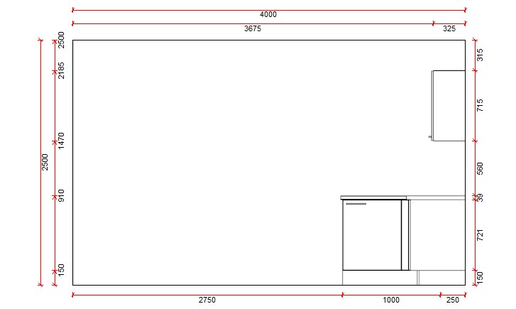 Hoekkeuken Premium 12B donkergrijs 275x125cm - voorgemonteerd - met toestellen - vitrokeramische kookplaat en inox wanddampkap