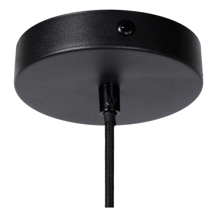 Hanglamp - Ø10cm - 1xE27 - Zwart