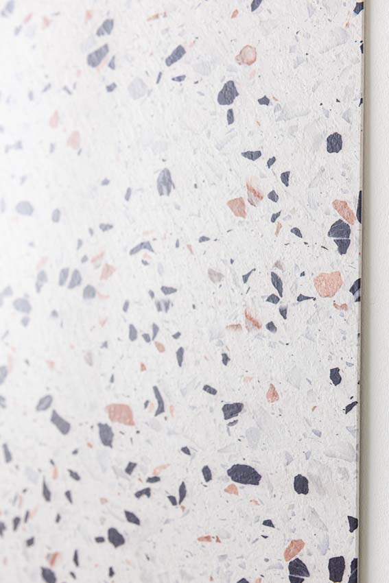 Douchepaneel Milo Slate terrazzo look 152,4x243,8cm