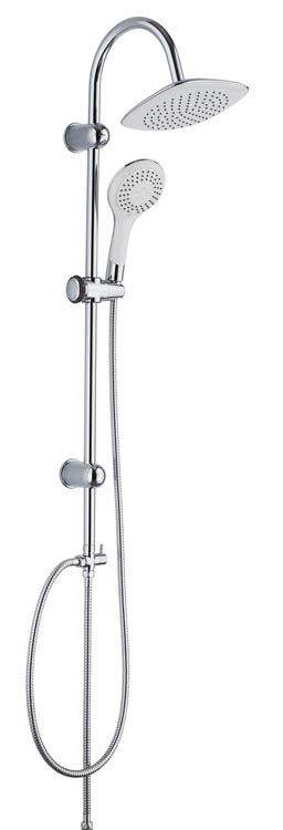 Doucheset Teddy chroom/wit