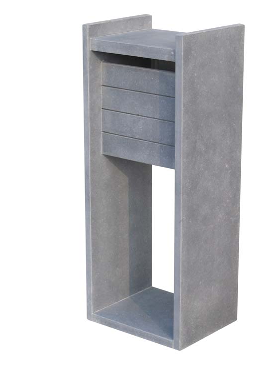 Brievenbus BB steen sambre 32x40x100cm