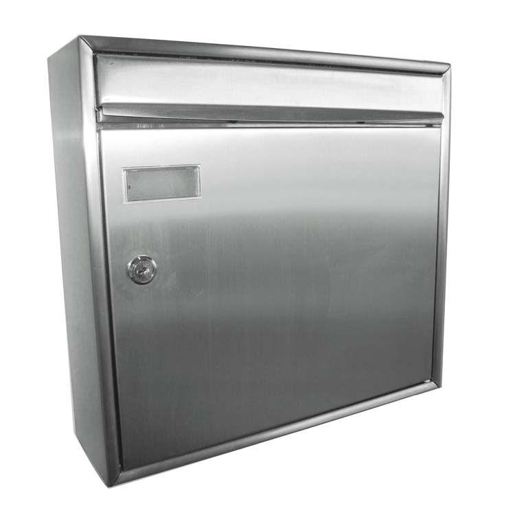 Brievenbus pro inox recht