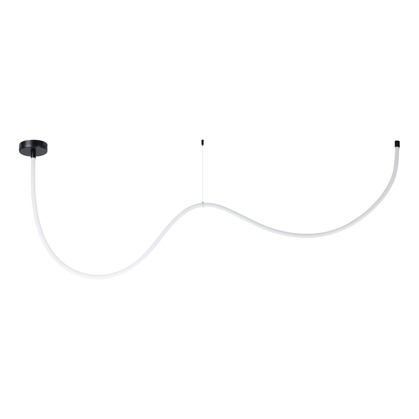 Hanglamp - zwart/wit - L400xØ2,2cm - LED - 1x30W - 3000K