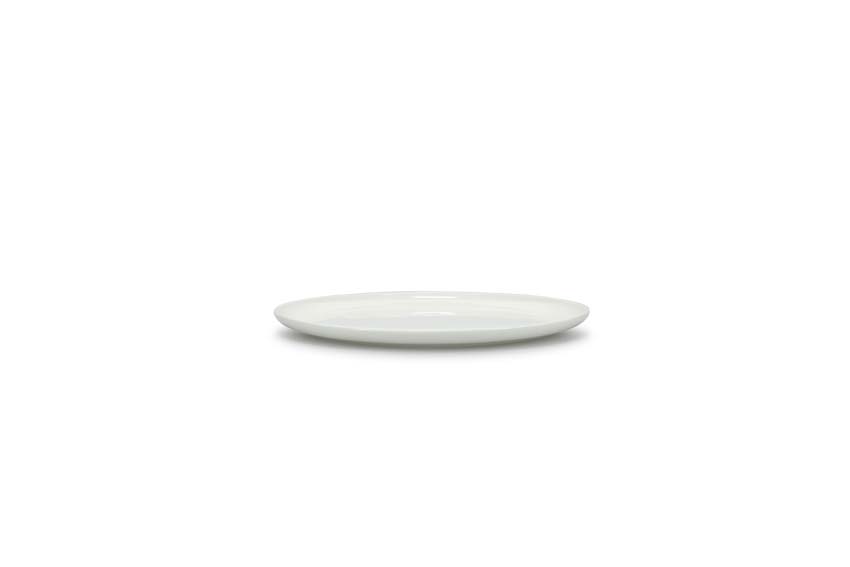 Assiette plate Alura porcelaine blanc Ø26x1,7cm