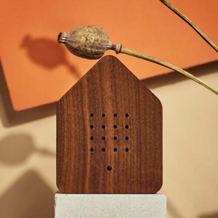 Zwitscherbox wood walnut black