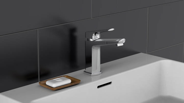Robinet de lavabo Remko 16,30cm chrome Robinet de lavabo Remko 16,30cm chrome