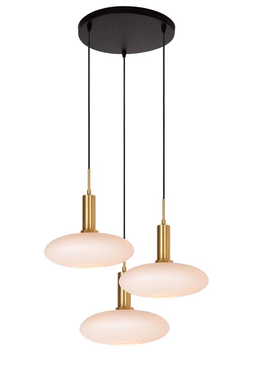 Hanglamp - goud - Ø55cm - 3xE27 - 40W
