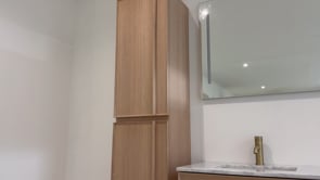 Armoir colonne Felix chêne 400 x 350 x 1700 mm Armoir colonne Felix chêne 400 x 350 x 1700 mm