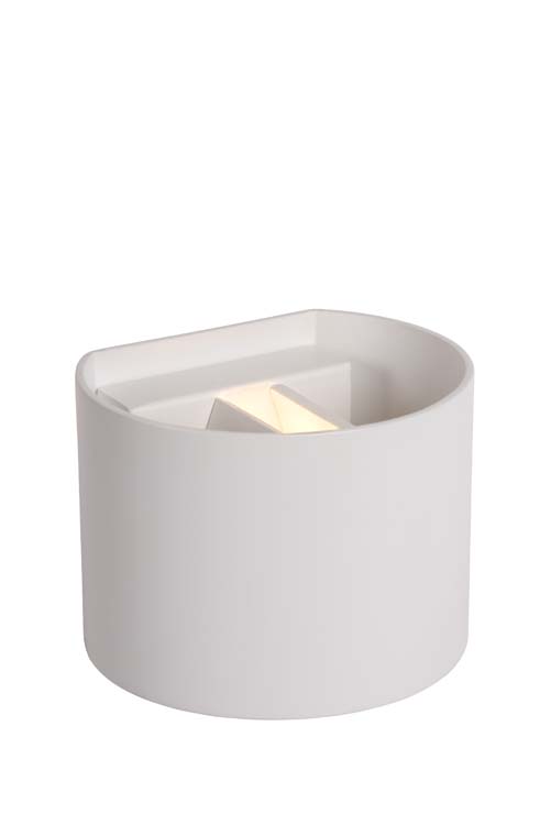 Lucide XIO - Wandlamp - LED Dimb. - G9 - 1x4W 2700K - Gebogen - Wit