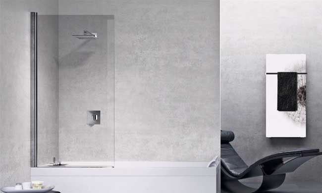 Paroi de baignoire Novellini Young 2.0 chrome gauche 120x150cm