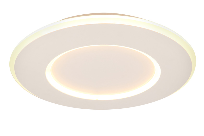 Plafonnier - Ø39,6cm - LED à 3 niveaux dimmable - 1x24W 2700K - Blanc