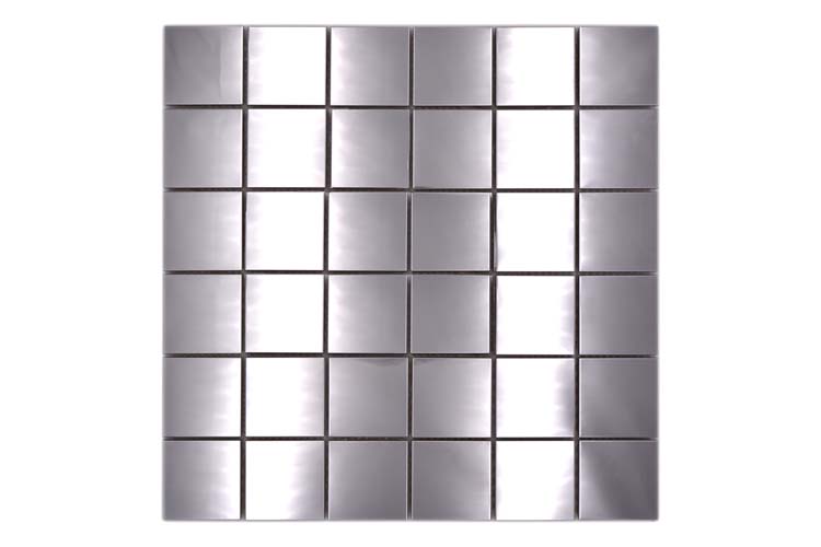 Mozaïek vierkant zilver glanzend 29,8x29,8cm