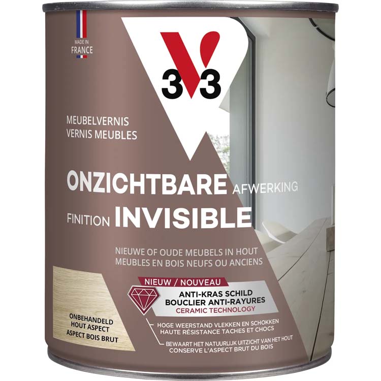 V33 onbehandeld hout effect meubel 1L